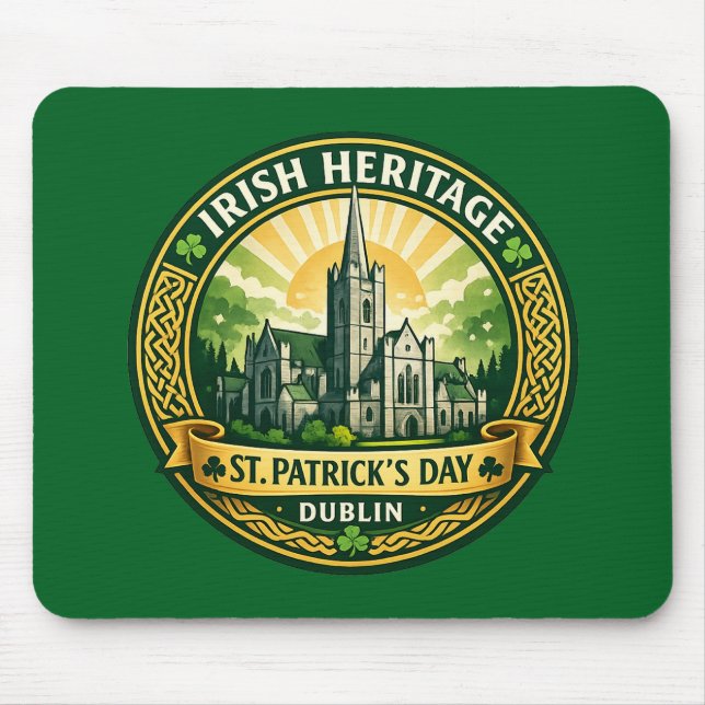 Mousepad Irish Heritage - Dublin (Frente)