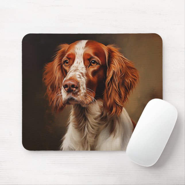 Mousepad Irish Red and White Setter (Com mouse)