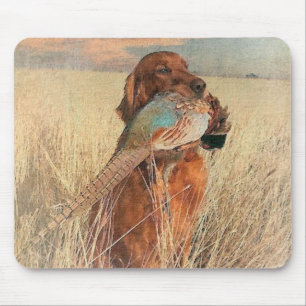 Mousepad Irish Setter com faisão