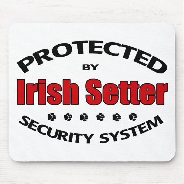 Mousepad Irish Setter Security (Frente)
