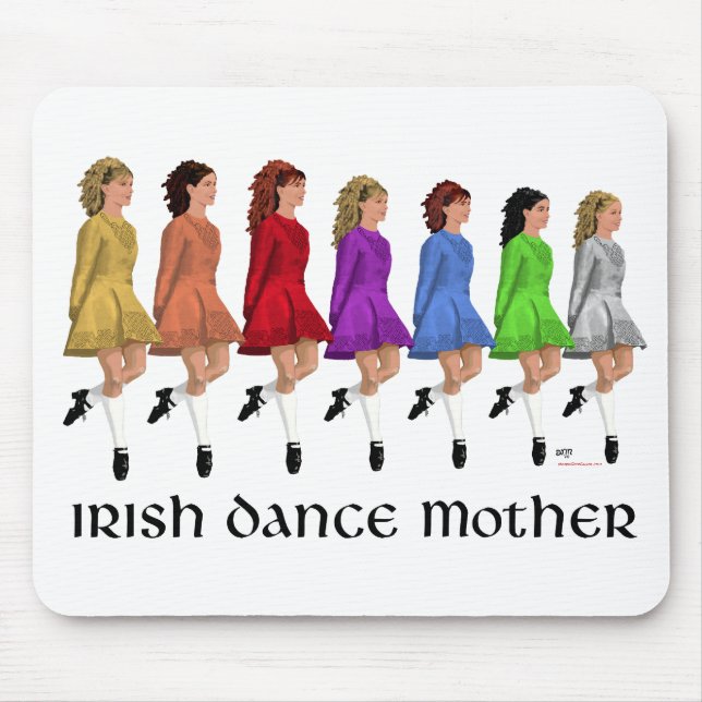 Mousepad Irish Step Dance Mother - Rainbow Line (Frente)