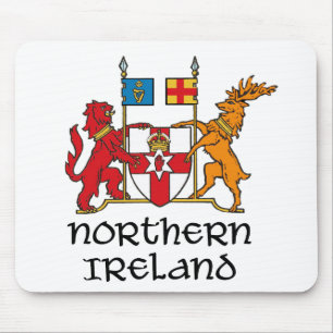 Mousepad IRLANDA DO NORTE - bandeira/brasão/emblema/símbolo