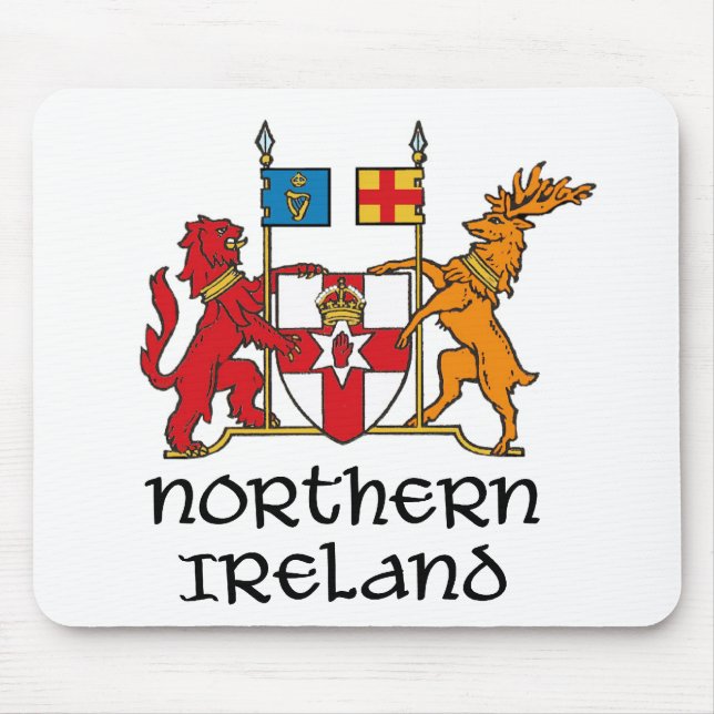 Mousepad IRLANDA DO NORTE - bandeira/brasão/emblema/símbolo (Frente)