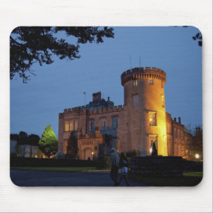 Mousepad Irlanda, o Dromoland Castle iluminado ao crepúscul
