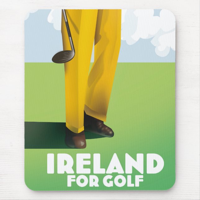 Mousepad Irlanda Para Golfe (Frente)