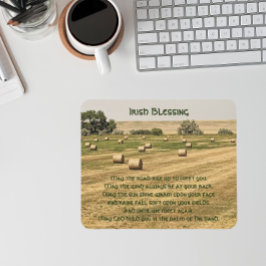 Mousepad Irlandês Bênção Hay Balança em um Campo