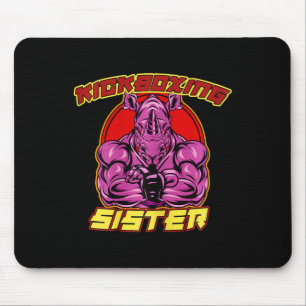 Mousepad Irmã de Kickboxing Artes Marciais