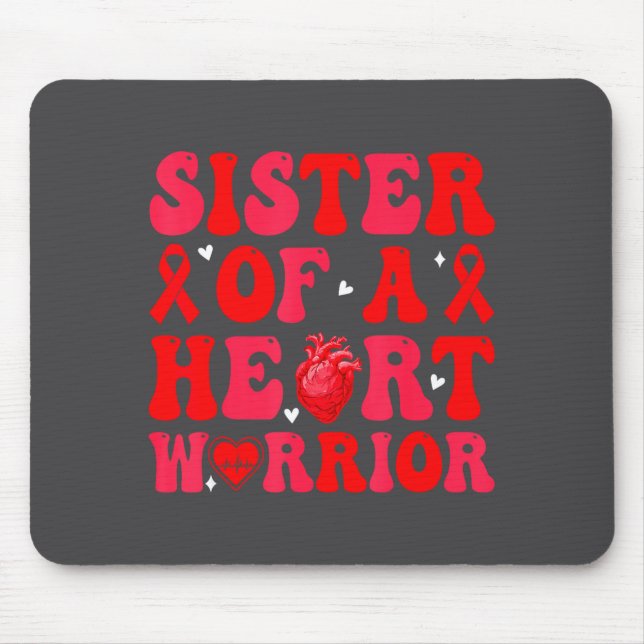 Mousepad Irmã de um Guerreiro do Coração Conscientização so (Frente)