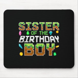Mousepad Irmã Do Jogo Do Menino De Aniversário Número De Pi