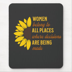 Mousepad Irmã dos Direitos das Mulheres Mãe Presente de Ani