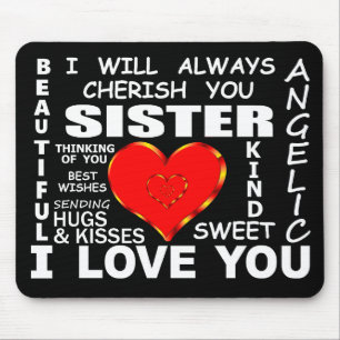 Mousepad Irmã Eu Te Amo