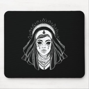 Mousepad Irmã Gótico da Religião Negra - Mau Cross Tatto