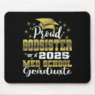 Mousepad Irmã Orgulhosa de Deus de 2025 Cl Graduada em Medi