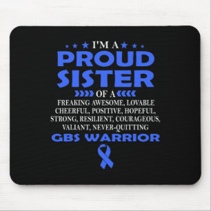 Mousepad Irmã Orgulhosa Do Guerreiro Gbs T