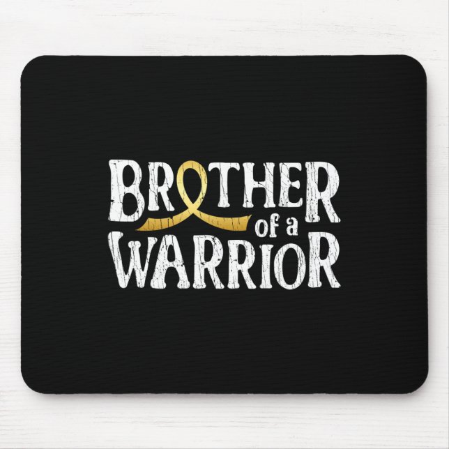 Mousepad Irmão de um Cancer de infância guerreiro Bo (Frente)