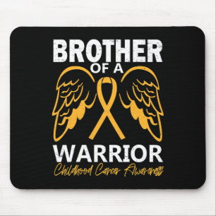 Mousepad Irmão de um Cancer de infância guerreiro e consciê