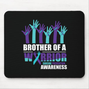 Mousepad Irmão de um Guerreiro Suicida Sensibilização Para