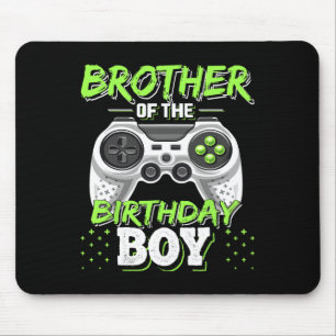 Mousepad Irmão Do Aniversário Jogo De Vídeo Correspondente