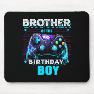 Mousepad Irmão Do Menino Do Aniversário Vídeo Familiar Corr