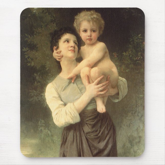 Mousepad Irmão e Irmã por William Adolphe Bouguereau (Frente)