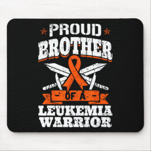 Mousepad Irmão Orgulhoso De Um Guerreiro De Leucemia Que Nã