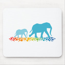 Mousepad Irmãos Andando Elefante
