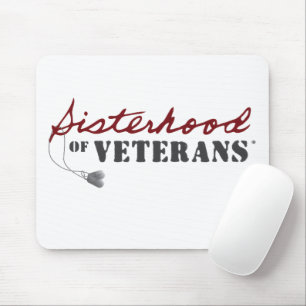 Mousepad Irmãs do Orgulho Militar dos Veteranos Design