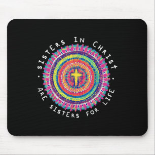 Mousepad Irmãs Em Cristo São Irmãs Para A Vida Mandala Chr