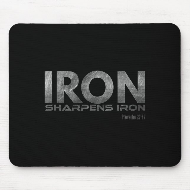 Mousepad Iron Sharpens Iron  (Frente)