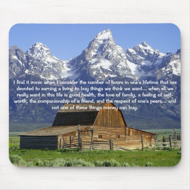 Mousepad Ironias Inspiracionais da Vida (Frente)