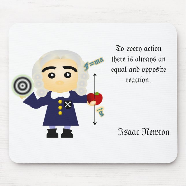 Mousepad Isaac Newton (Frente)
