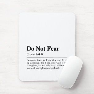 Mousepad Isaías 41:10 Não Tema