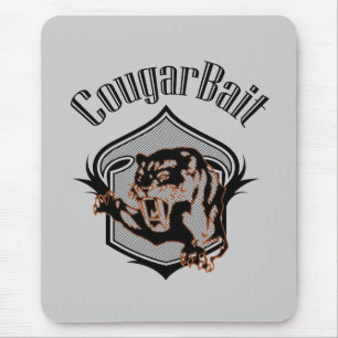 Mousepad isca ofensiva engraçada do puma do humor da