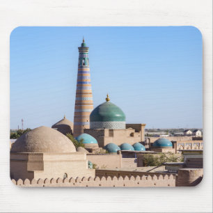 Mousepad Islam Khodja Minaret & mesque - Khiva, Usbequistão