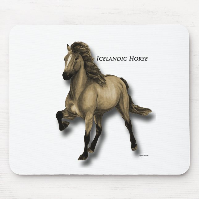 Mousepad Islandês Vintage (Frente)