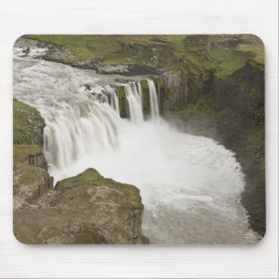 Mousepad Islândia. Cachoeira Hafragilsfoss em
