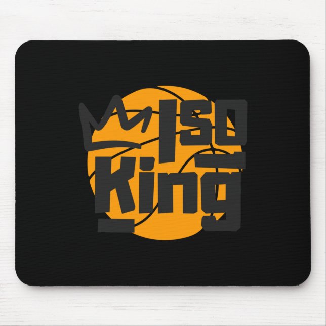 Mousepad Isolamento de Basquete King One Man Show (Frente)