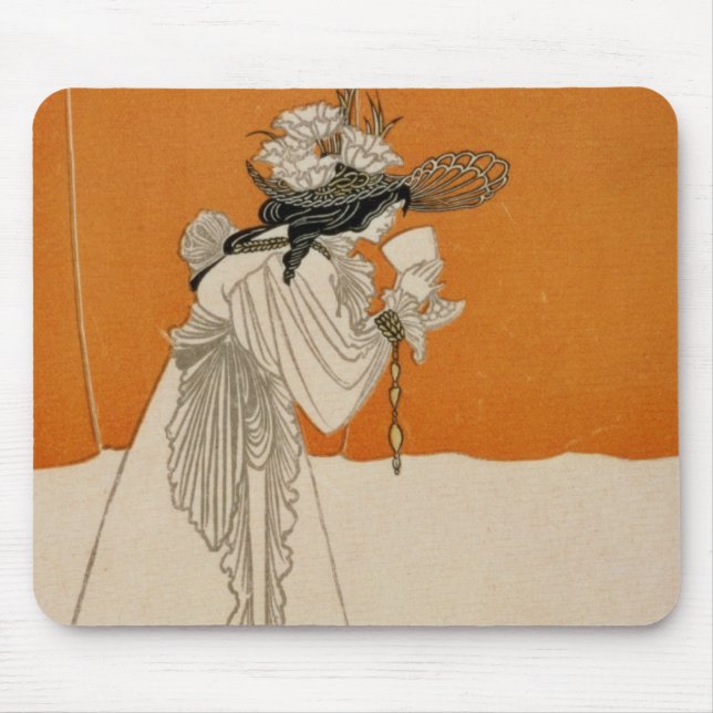 Mousepad Isolde, ilustração "do estúdio", 1895 (lith (Frente)
