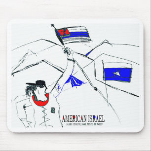 MOUSEPAD ISRAEL AMERICANO