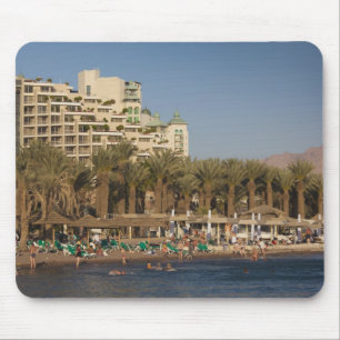 Mousepad Israel, o Negev, Eilat, a praia do Mar Vermelho