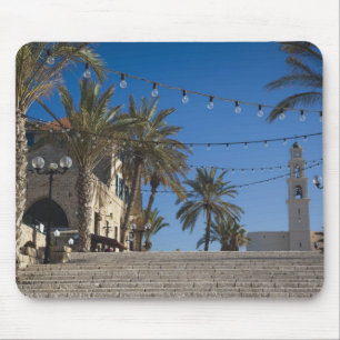 Mousepad Israel, Tel Aviv, Jaffa, escadas, Old Jaffa