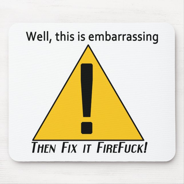 Mousepad Isso é embaraçoso (Frente)