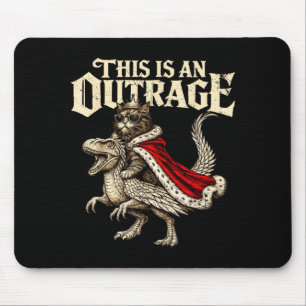 Mousepad Isso é uma princesa do gato donut ouro ultrajante
