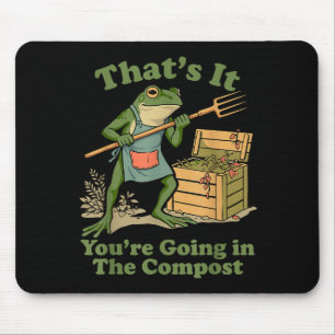 Mousepad Isso vai para a compostagem mãe de jardinagem do s