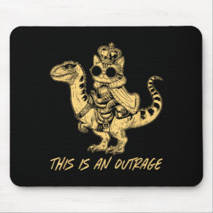 Mousepad Isto É Um Absurdo Princesa Engraçada Gato Montando