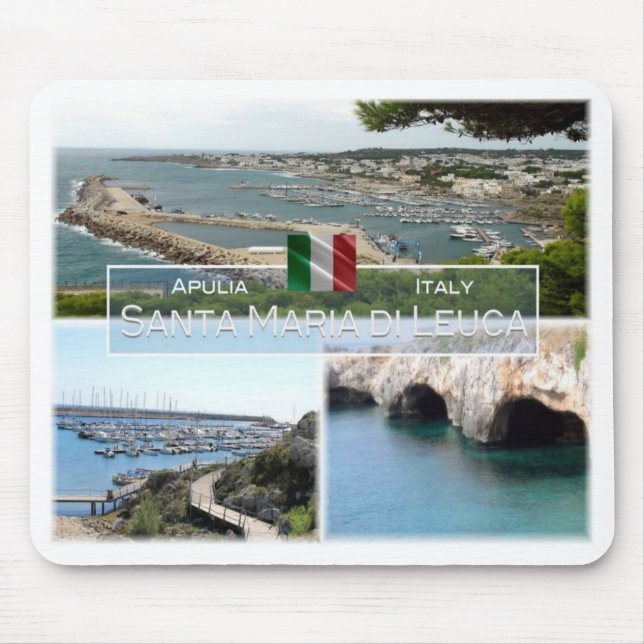 Mousepad IT Itália - Apúlia - Papais noeis Maria di Leuca - (Frente)