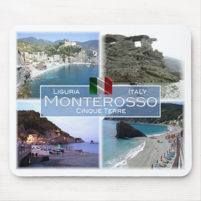 Mousepad IT Itália - Ligúria - Monterosso - (Frente)