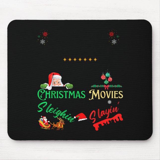 Mousepad It’s Either Serial Killer Doentaries Or Christmas  (Frente)