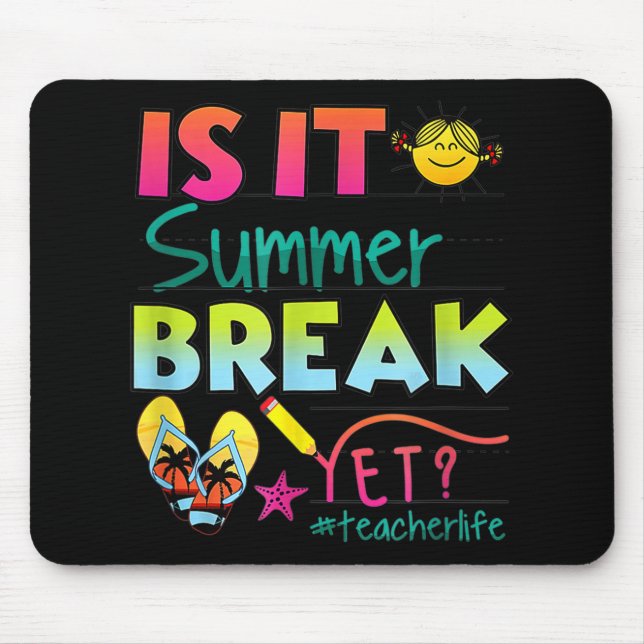 Mousepad IT Summer Break Apreciação de Professores 1 (Frente)