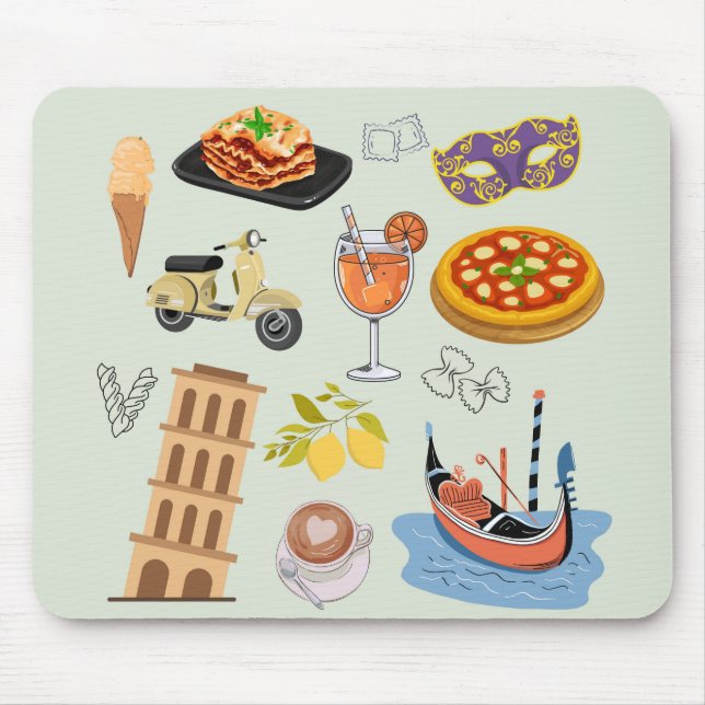 Mousepad Itália Férias Perfeitas (Frente)